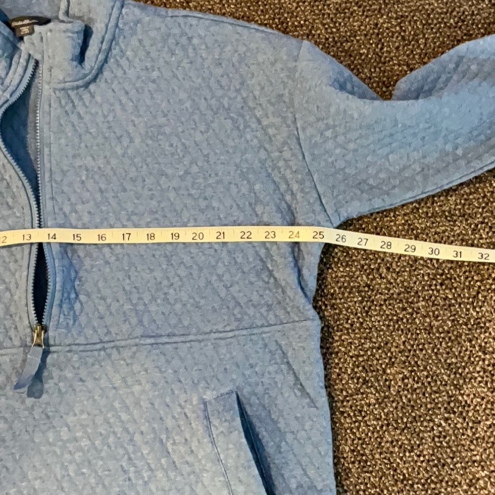 Eddie Bauer quilted half zip pullover Size XL - Picture 4 of 8